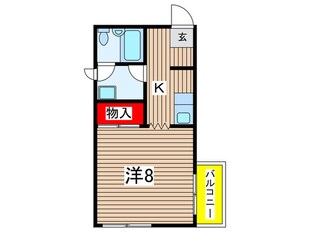 スワンハイム石橋の物件間取画像